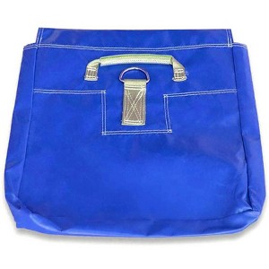 Moose Supply Vinyl Sand Bag Cover Extra Durable Strong PVC to Anchor Inflatables, Tents and More, 21"x21" 50 Pound Capacity, Blue 10 Pack - 1 of 3