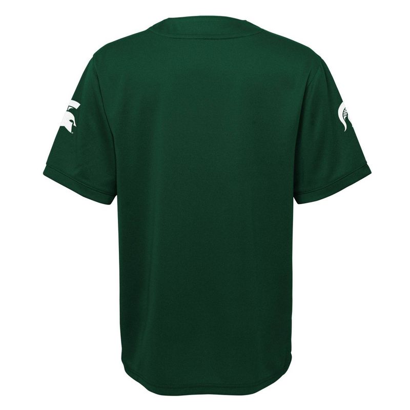 NCAA Michigan State Spartans Boys&#39; Short Sleeve Toddler Jersey, 3 of 4