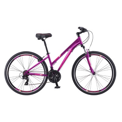 womens purple hybrid bike