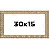 PosterPalooza | Panoramic Museum Silver Picture Frame - UV Acrylic, Foam Board Backing, Hanging Hardware - 2 of 4