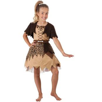 HalloweenCostumes.com Cavegirl Dress Kid's Costume