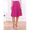 INSPIRE CHIC Women's High Waist Button Decor Vintage Pleated Flared Midi Skirt - 3 of 4