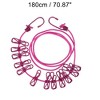 Unique Bargains with Metal Clips*12 Clothesline 1 Pc - 4 of 4