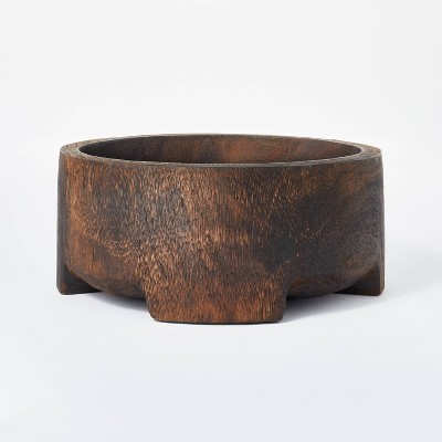 Dark Wood Bowl - Threshold™ designed with Studio McGee