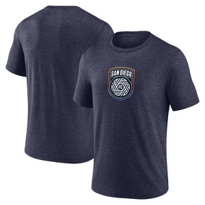 MLS San Diego FC Men's Short Sleeve Tri-Blend T-Shirt - 1 of 3