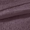 Sapphtopaz Bedding Comforter Set Classic Solid Color with Patterned Quilting Quilt Set - 3 of 4