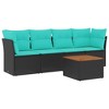 Garden Sofa Set PE rattan Large Modular Garden Sofa Set vidaXL - 2 of 3
