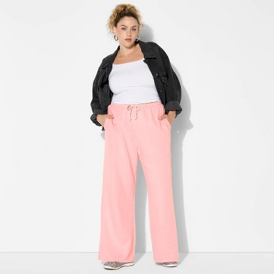 Women's Mid-Rise Wide Leg Sweatpants - Wild Fable™