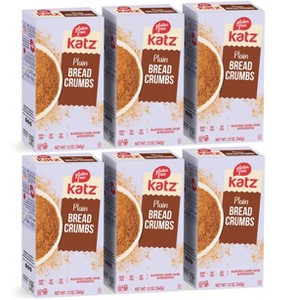 Katz Gluten Free Plain Bread Crumbs - 6 Pack - 1 of 4