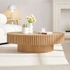 Dexmalle 43.7 inch Modern Oval Coffee Table For Living Room - 2 of 4