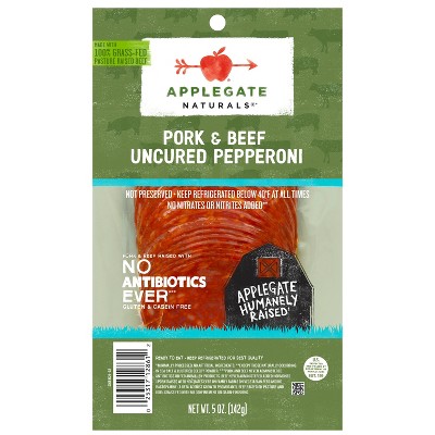 Applegate Natural Uncured Pork & Beef Pepperoni - 5oz