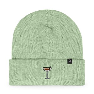 Dalix Espresso Martini Embroidered Beanie Food Warm Winter Knit Hat Women - 1 of 4