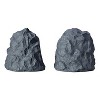 Gemini® GHRK-400-PR Bluetooth® TWS 40-Watt-Peak Outdoor Rock Speaker Set for Waterproof Patio Sound System, 2 Count in Gray - 3 of 4