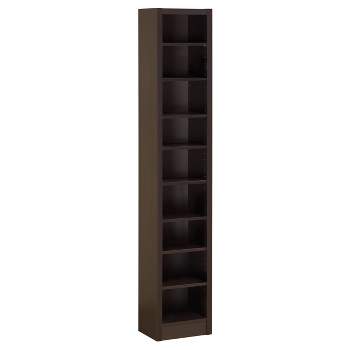 70.75" Modern 9 Shelf Bookcase Cappuccino - Coaster