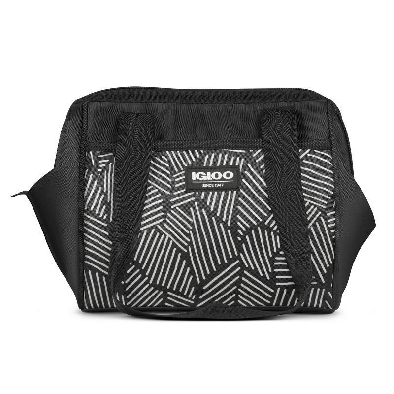 Igloo Print Essentials Leftover Lunch Bag  with Pack Ins - Black, 5 of 17