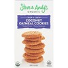 Steve & Andy's Organic Coconut Oatmeal Cookies - Case of 6 - 6.3 oz - 2 of 2