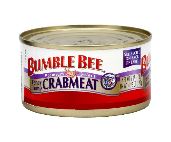Bumble Bee Fancy Lump Crabmeat 6 oz