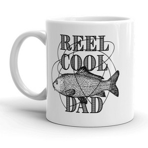 Crazy Dog T-Shirts Reel Cool Dad Mug Funny Fathers Day Fishing Coffee Cup - 11oz - 1 of 4