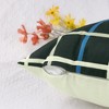 Unique Bargains Printing Soft Throw Invisible Zipper for Home Decor Bedroom Pillow Covers 2 Pcs - 4 of 4