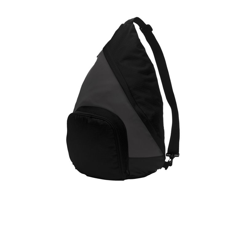 Stylish and Functional Port Authority Active Sling Gym Bag - Ideal for On-the-Go Durable Water-resistant materials, 3 of 8