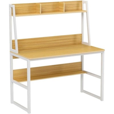 Tribesigns 47 inches Computer Desk with Bookshelf