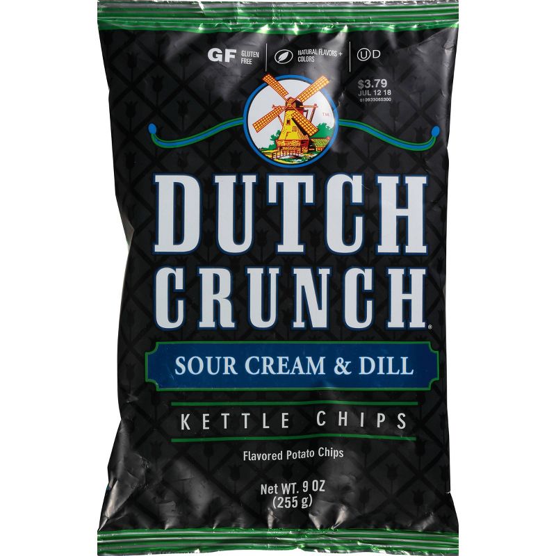 Old Dutch Crunch Sour Cream & Dill Kettle Potato Chips - 9oz, 2 of 4
