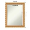 Amanti Art Versailles Gold Petite Bevel Wood Bathroom Wall Mirror 28 x 22 in. - 4 of 4