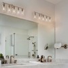 BAOURE Modern Vanity Light, Bathroom Light Fixtures for Expansive Bathrooms, Wall Lamp with Clear Glass for Mirror, Living Room - 4 of 4
