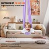 VEVOR Sensory Swing for Kids, 3.1 Yards, Therapy Swing for Children with Special Needs, Cuddle Swing Indoor Outdoor Hammock - 4 of 4