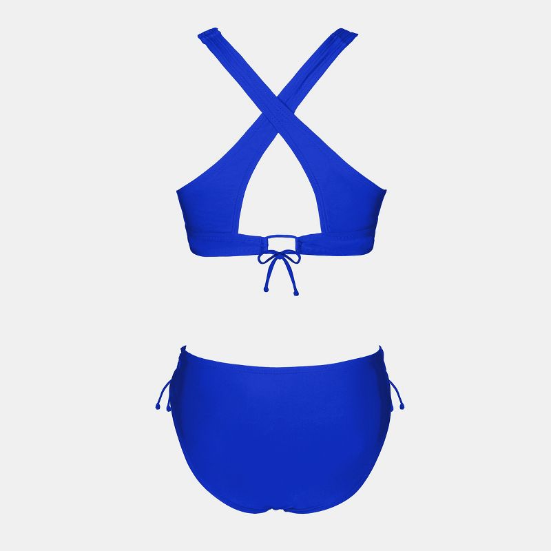 Women's Cross Back Tie Bikini Set Swimsuit - Cupshe, 3 of 7