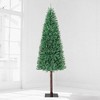 GustoWave Artificial Christmas Tree with Lights, Slim Pencil Xmas Tree, Pre-Lit Christmas Tree with Metal Stand, Xmas Decorations - 4 of 4