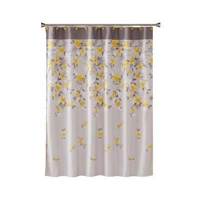 Spring Garden Shower Curtain Gray - Saturday Knight Ltd.