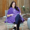 Catalonia Women's Fuzzy Fleece Cardigan, Open Front No Sleeve Shrug, Cozy Hoodie Blanket Shawls Wearable, Valentine’s Day Gift Woman - 3 of 4