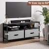 Jojoka Black Dresser TV Stand,Entertainment Center with Storage - 2 of 4