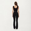 Anna-Kaci Active Women's High Waist Flare Sweatpants with Slim Fit Stretch Fabric - 3 of 4