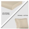Aoodor Outdoor Chair Cushions Set Water Resistant Outdoor Deep Seat Cushions with Handle and Adjustable Straps - 4 of 4