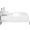 Modway Corene Queen Vinyl Platform Bed with Squared Tapered Legs - White - 3 of 4