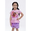 Disney Classics Princess Lilo & Stitch Winnie the Pooh Floral Girls T-Shirt and Chambray Shorts Outfit Set Toddler - 2 of 4