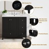 Versatile Bathroom Vanity with Sink: Elevate Your Space with Clean Lines and Contemporary Style in Any Finish - 4 of 4