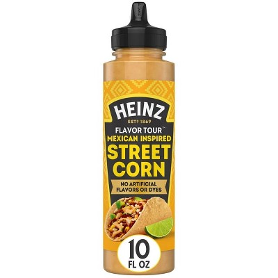 Heinz Flavor Tour Mexican Inspired Street Corn Sauce, 10 fl oz Bottle, Pack of 2