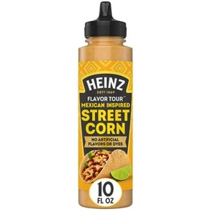 Heinz Flavor Tour Mexican Inspired Street Corn Sauce, 10 fl oz Bottle, Pack of 2 - 1 of 1