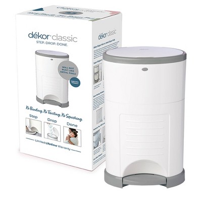 Photo 1 of *SEE NOTES* Dekor Classic Hands Free Diaper Pail - White