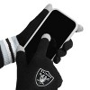 NFL Las Vegas Raiders Nightwave Big Logo Knit Glove - 3 of 3