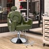 Karl Home Black All Purpose Heavy Duty Reclining Hair Salon Chair with Headrest - 2 of 4