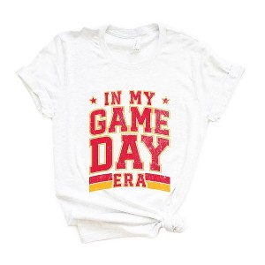 Simply Sage Market Women's In My Game Day Era - Red Short Sleeve Graphic Tee - 1 of 4