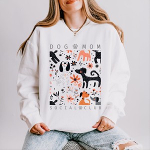 Simply Sage Market Dog Mom Social Club Lightweight Garment Dyed Sweatshirt - 1 of 4
