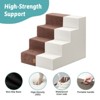 4-Tier Dog Stairs / Non-Slip Pet Steps for Small & Medium Dogs - 4 of 4