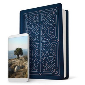 Filament Bible NLT (Leatherlike, Blue) - (Leather Bound) - 1 of 1