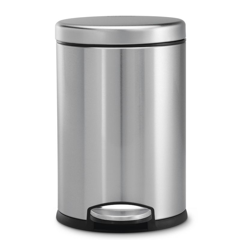 simplehuman 4.5L Round Step Trash Can, 2 of 5