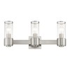 Livex Lighting Quincy 3 - Light Vanity in  Brushed Nickel - 4 of 4